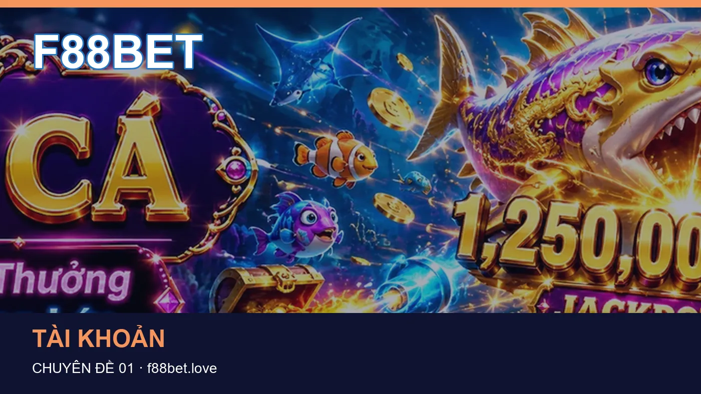 Cách bắt đầu đọc chuyên mục Tài khoản trên F88BET
